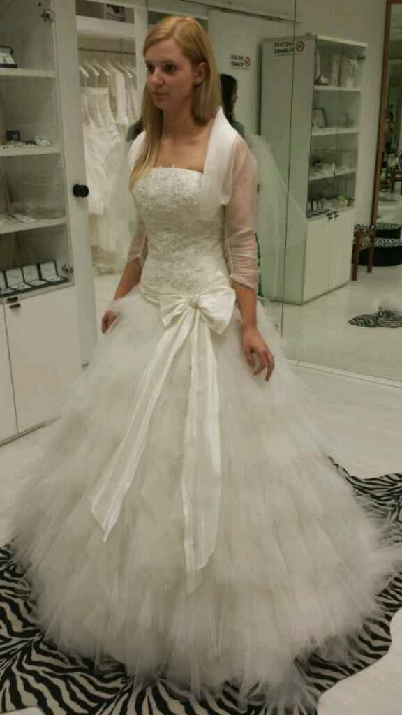 L'abito durante le prove e l'abito il giorno delle nozze - 2