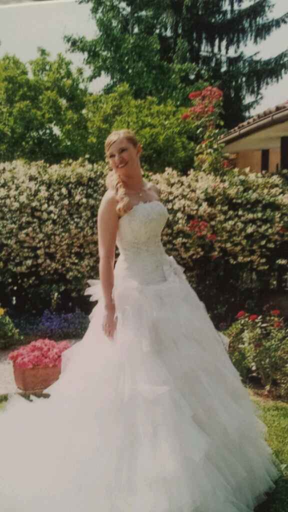 L'abito durante le prove e l'abito il giorno delle nozze - 3