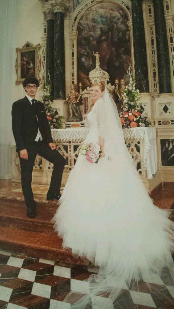 L'abito durante le prove e l'abito il giorno delle nozze - 4