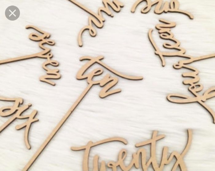  Segnaposto e segnatavoli laser cut - 2