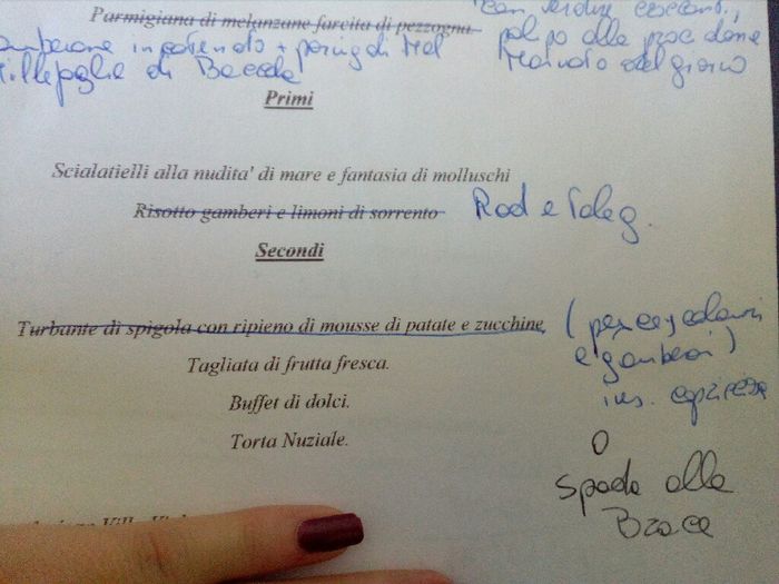  Menù😍 - 2