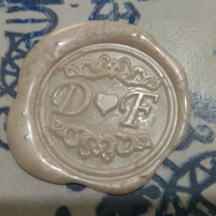 Sigillo in ceralacca per le partecipazioni: vi piace?❣️ - 1