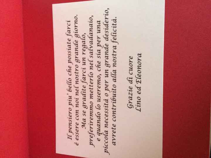 Chiedere buste agli invitati? ma come? - 1