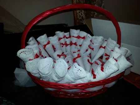 Portariso con sottotorta di pizzo!!!! - 1