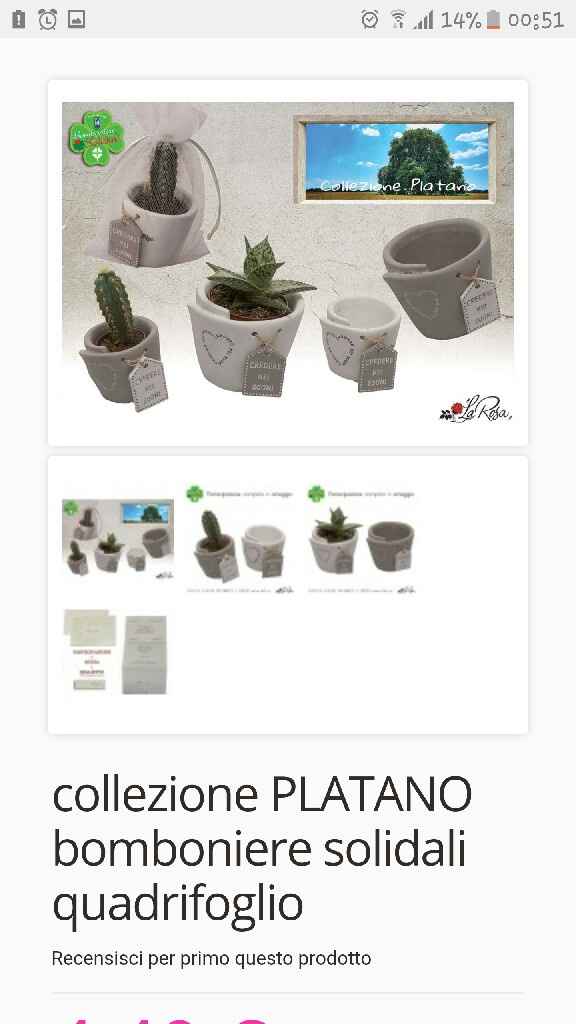 Bomboniere e partecipazioni - 1