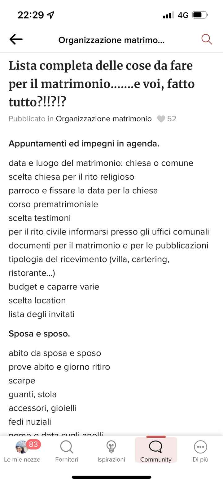 Un anno davanti e ho già molto pronto. Sto correndo? - 1