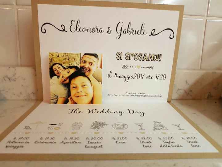 Ed ecco le nostre partecipazioni pop-up - 1