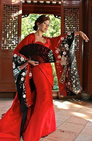 sposa con kimono