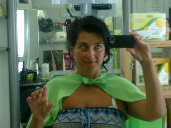 Acconciatura numero 1 di fronte