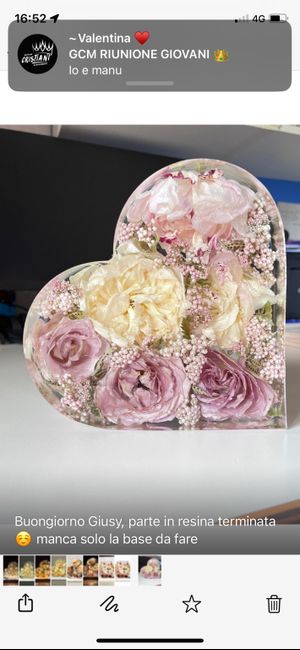 Bouquet nella resina 2