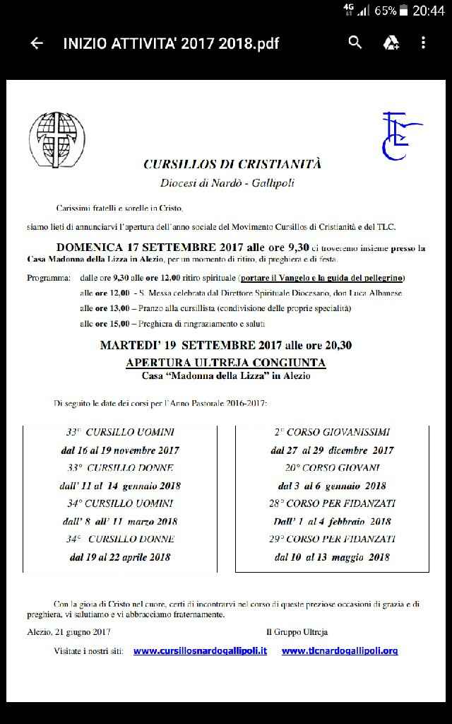 Corso prematrimoniale(weekend) - 1