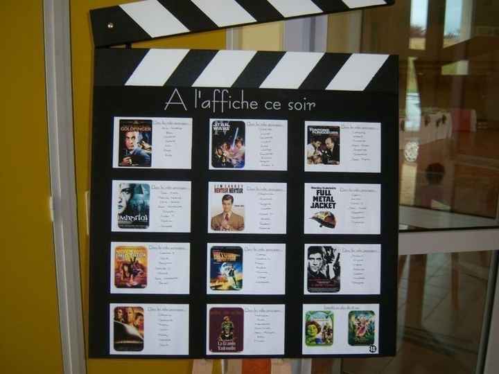 Tableau du mariage cinema - 1