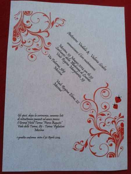 I NOSTRI INVITI FAI DA TE!