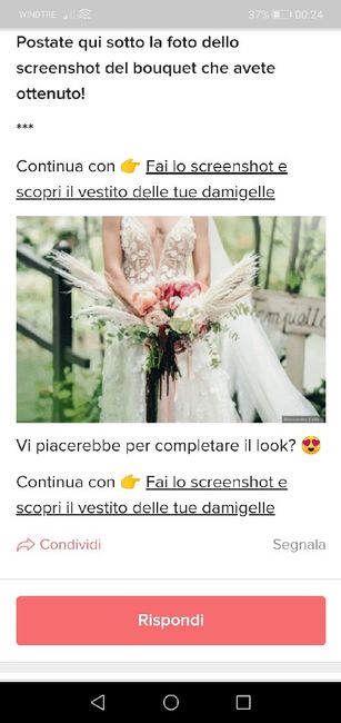 Fai lo screenshot e scopri il tuo bouquet 22