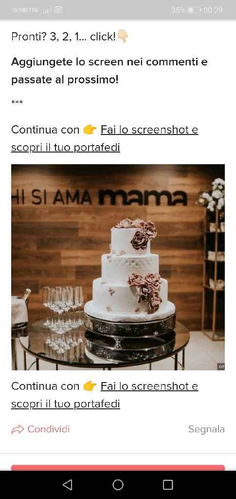 Fai lo screenshot e scopri la tua torta nuziale - 1