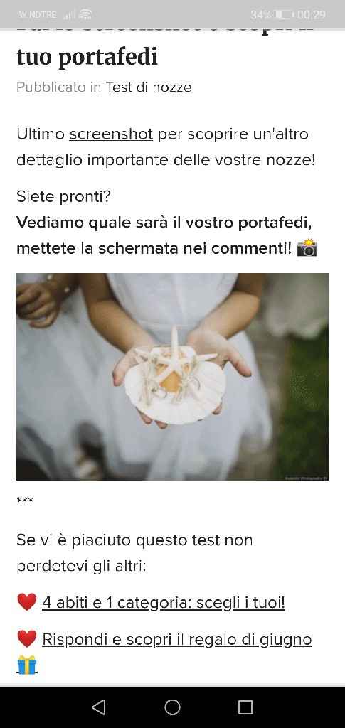 Fai lo screenshot e scopri il tuo portafedi - 1