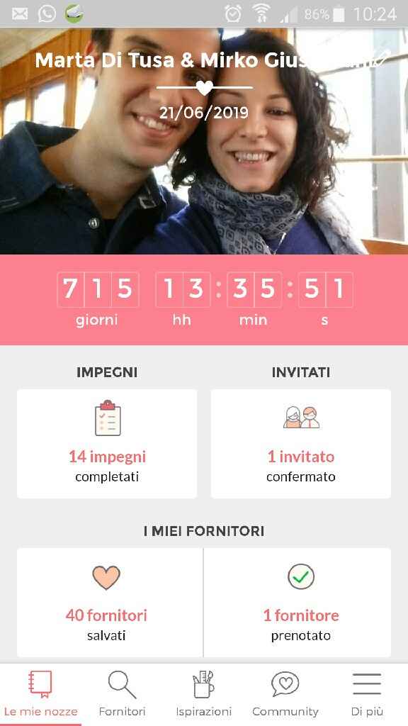 Quanti giorni mancano alle tue nozze? - 1