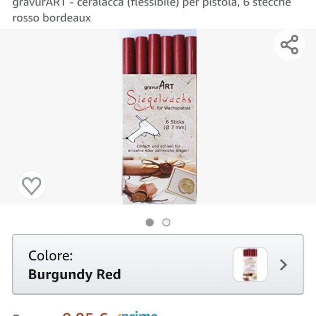 Chiusura cera lacca 2