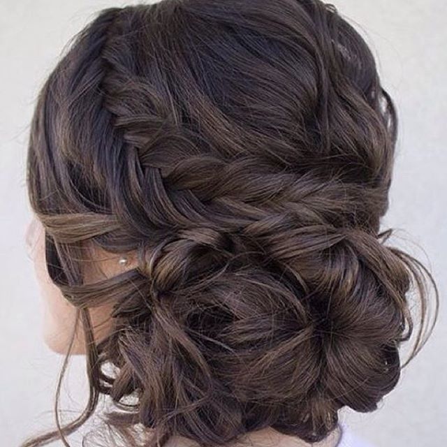 chignon treccia