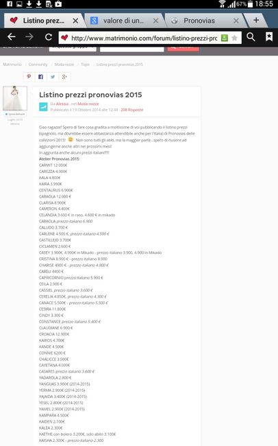listino