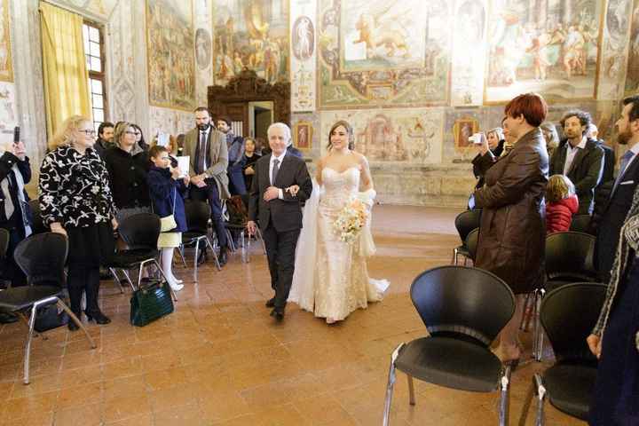 il mio ingressso alla Rocca di San Secondo col mio papà