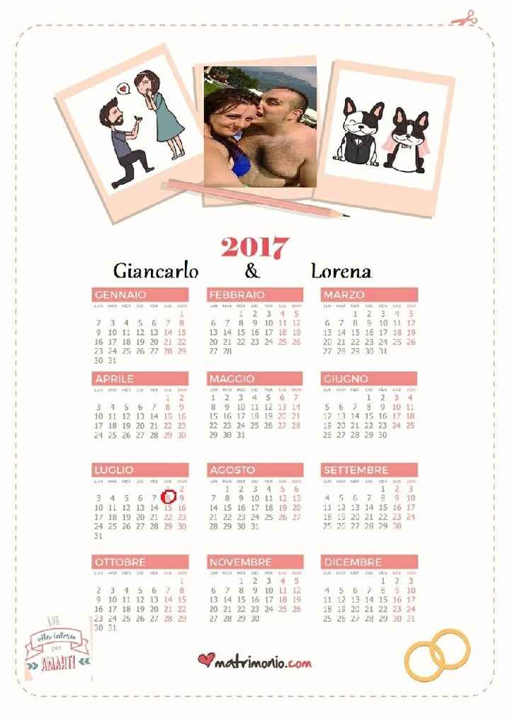 E calendario fu !! - 1