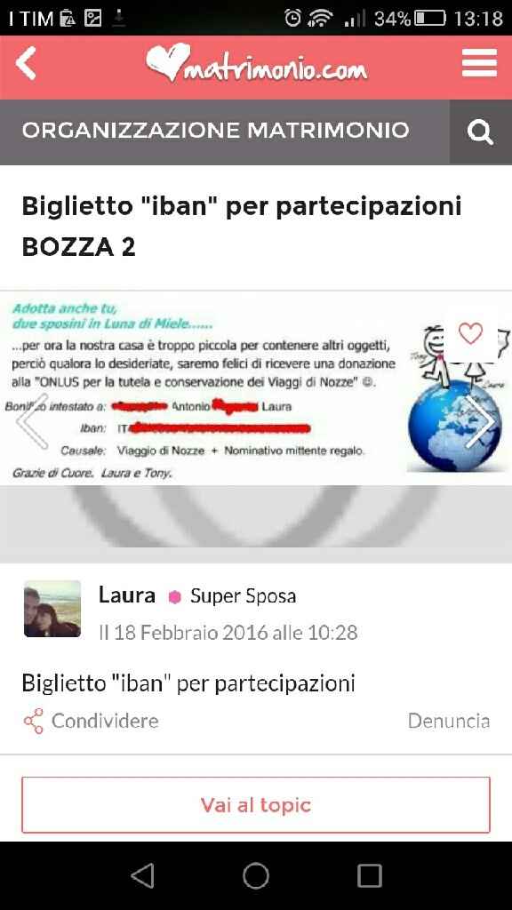 È gradito regalo in busta... - 1