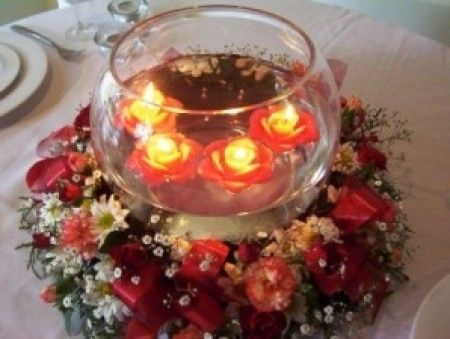 Centrotavola candele