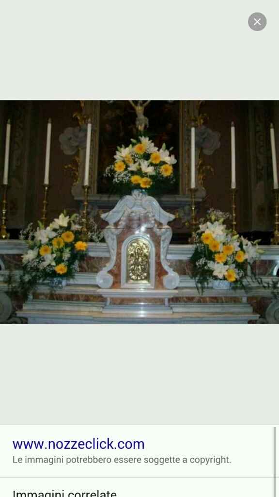 Idee addobbo altare - 1