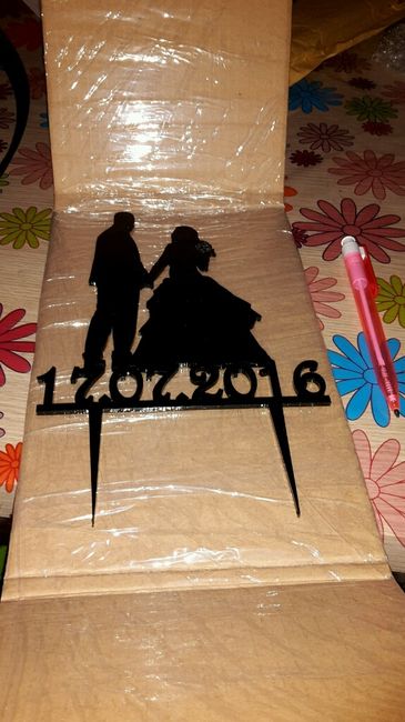 Cake topper: primo acquisto del nostro matrimonio - 2