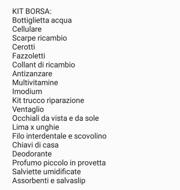 Kit emergenza - 1