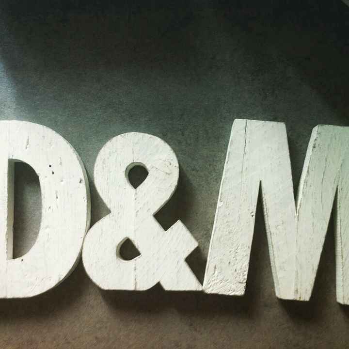 Iniziali in legno - 1