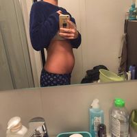 Ma a voi la sera la pancia vi si gonfia???a 9+4 stasera la mia pancia è cosi.... - 1