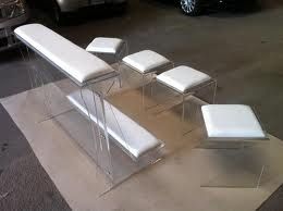 Sedute e inginocchiatoio plexiglass