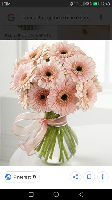 Bouquet gerbere bordeaux - 1