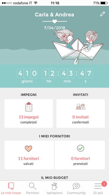 Quanti giorni mancano alle tue nozze? - 1