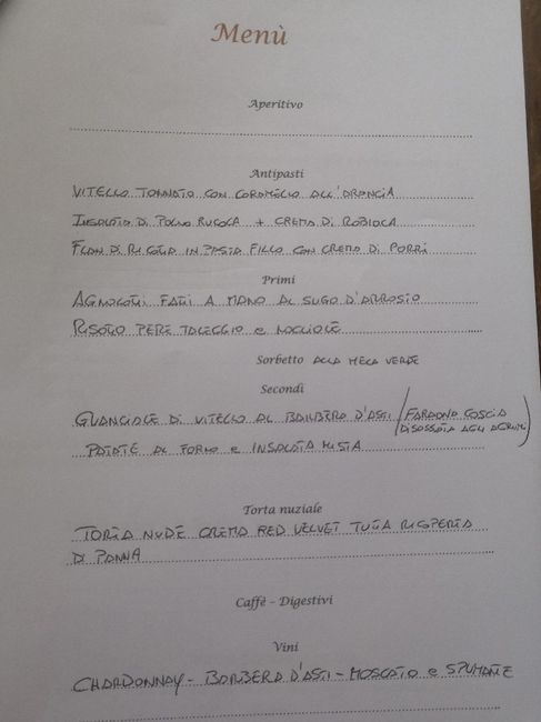 Menù scelto a - 100 😊 - 4