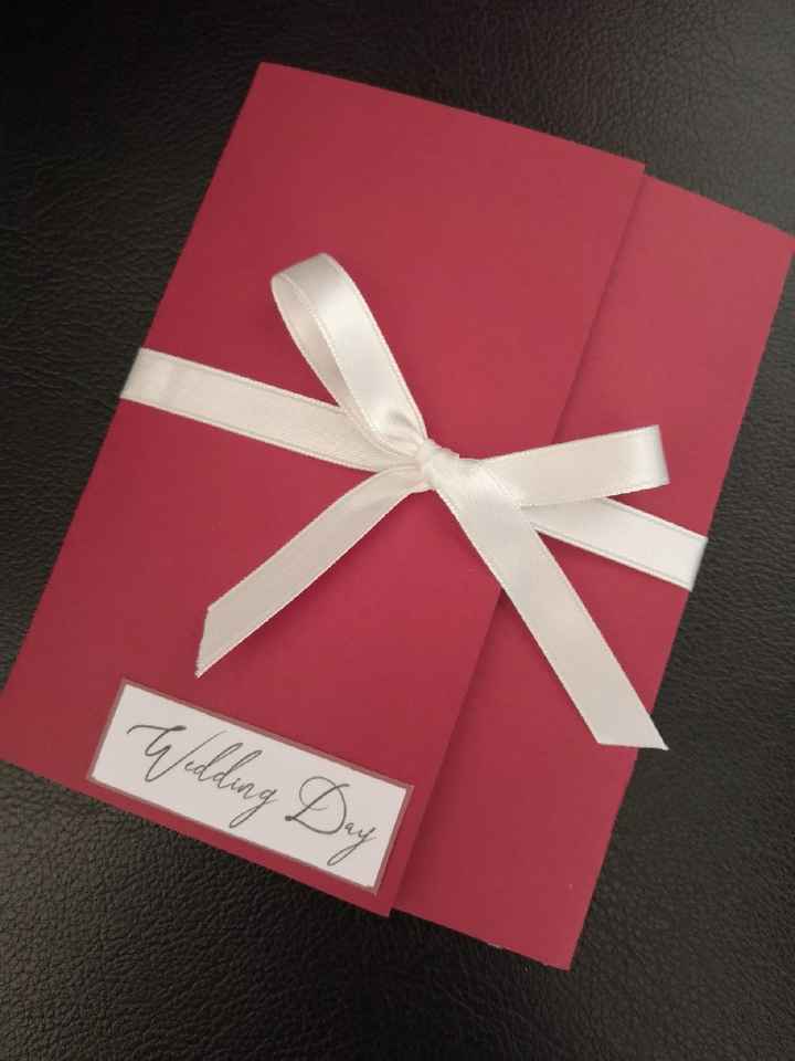 Partecipazioni pronte 😊 - 2