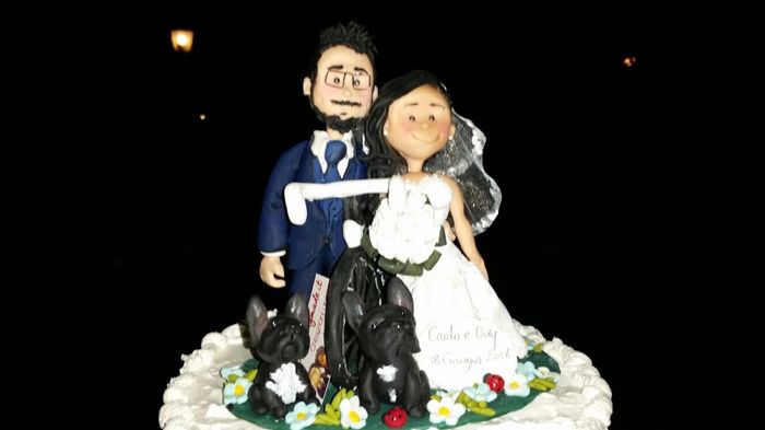 Cake topper caricatura - 1