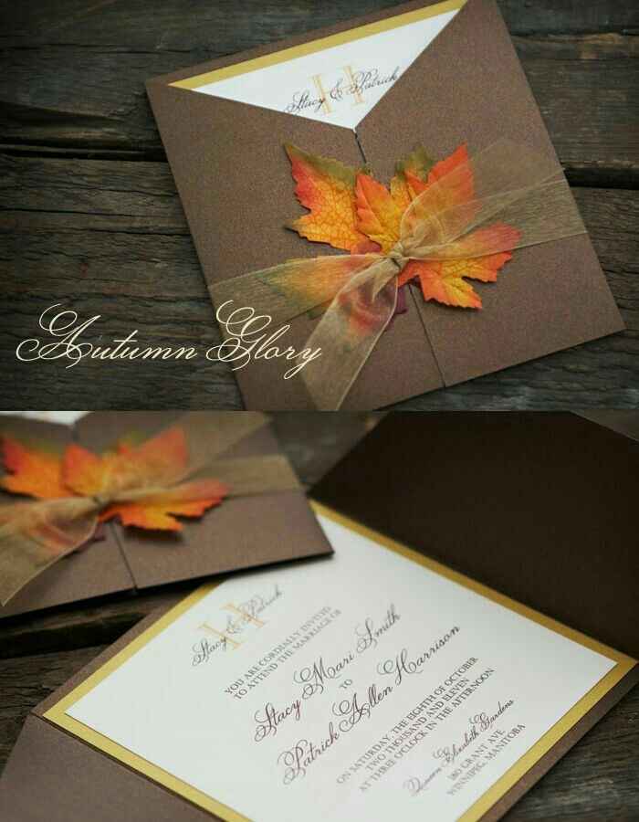 Matrimonio autunnale idee - 2