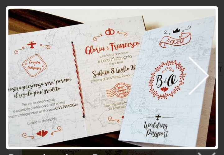 Partecipazioni tema viaggio - 1