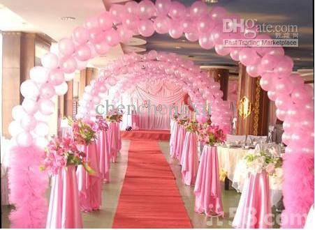 passerella con palloncini