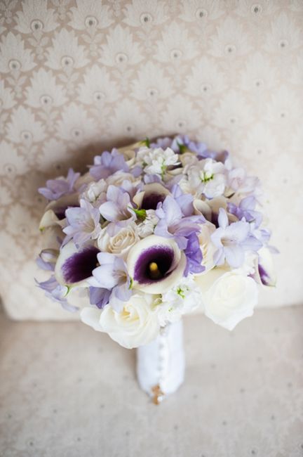 bouquet lilla e viola