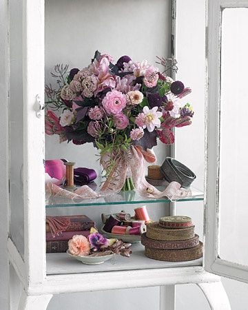 bouquet lilla e viola