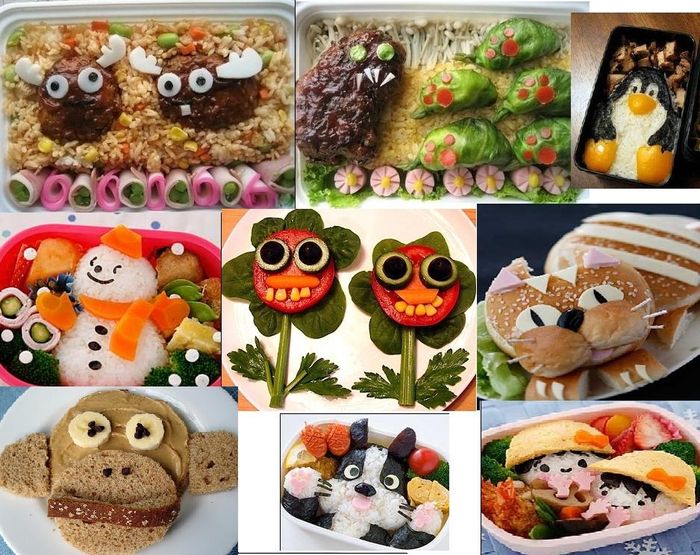 funny food per bimbi
