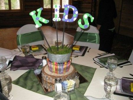 idee per il tavolo dei bambini