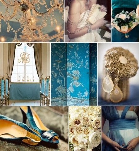 Matrimonio oro e azzurro