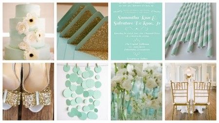 Matrimonio oro e azzurro