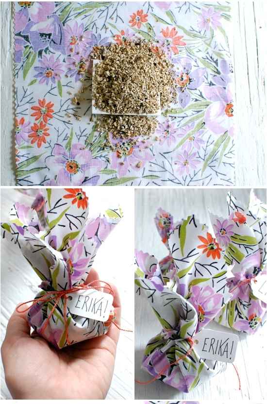 come fare un sacchettino porta semi