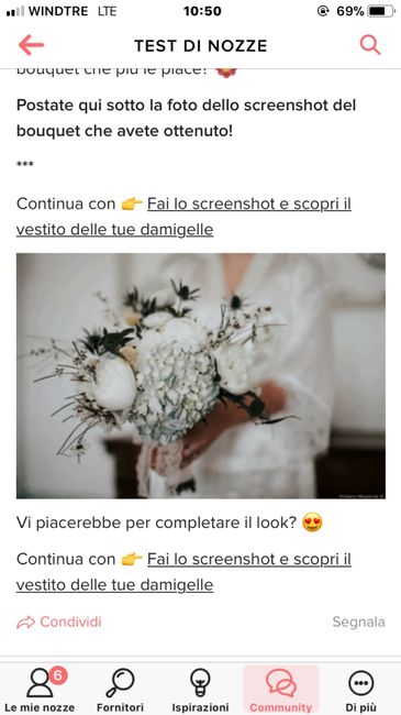 Fai lo screenshot e scopri il tuo bouquet 18